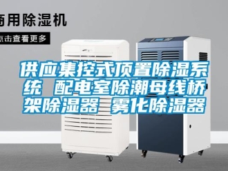 行業(yè)新聞供應集控式頂置除濕系統(tǒng) 配電室除潮母線橋架除濕器 霧化除濕器