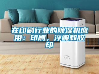 知識(shí)百科在印刷行業(yè)的除濕機(jī)應(yīng)用：印刷，浮雕和膠印
