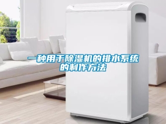 行業(yè)新聞一種用于除濕機的排水系統(tǒng)的制作方法
