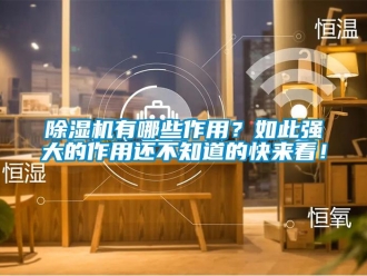企業(yè)新聞除濕機(jī)有哪些作用？如此強(qiáng)大的作用還不知道的快來(lái)看！
