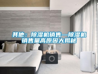 行業(yè)新聞其他：除濕機(jī)銷售—除濕機(jī)銷售量高原因大揭秘