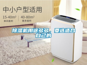 企業(yè)新聞除濕機(jī)用途多多，要選適合自己的