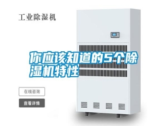 行業(yè)新聞你應(yīng)該知道的5個(gè)除濕機(jī)特性