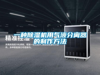行業(yè)新聞一種除濕機用氣液分離器的制作方法