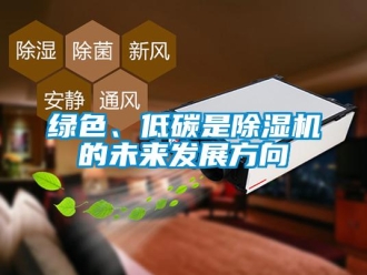 行業(yè)新聞綠色、低碳是除濕機(jī)的未來發(fā)展方向
