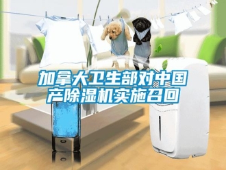 行業(yè)新聞加拿大衛(wèi)生部對中國產(chǎn)除濕機實施召回
