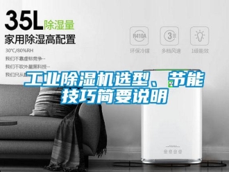 企業(yè)新聞工業(yè)除濕機(jī)選型、節(jié)能技巧簡要說明