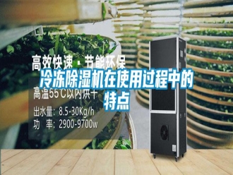 行業(yè)新聞冷凍除濕機(jī)在使用過程中的特點(diǎn)