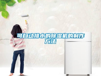 行業(yè)新聞可自動排水的除濕機的制作方法