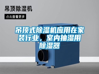 企業(yè)新聞吊頂式除濕機應(yīng)用在家裝行業(yè)，室內(nèi)抽濕用除濕器