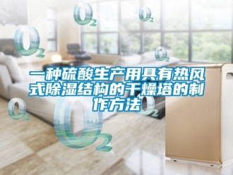 企業(yè)新聞一種硫酸生產用具有熱風式除濕結構的干燥塔的制作方法