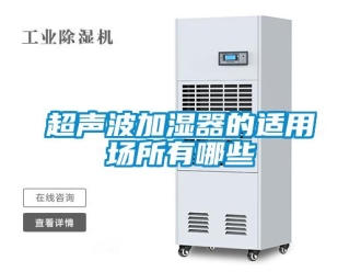 企業(yè)新聞超聲波加濕器的適用場(chǎng)所有哪些