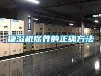 企業(yè)新聞抽濕機(jī)保養(yǎng)的正確方法