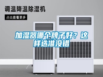 行業(yè)新聞加濕器哪個牌子好？這樣選準沒錯