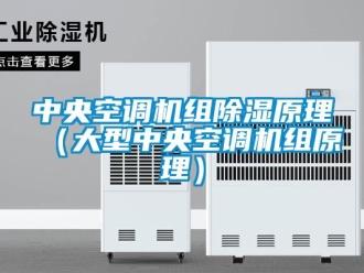 行業(yè)新聞中央空調(diào)機(jī)組除濕原理（大型中央空調(diào)機(jī)組原理）