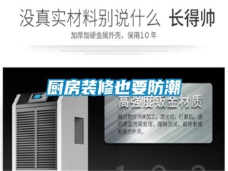 企業(yè)新聞廚房裝修也要防潮