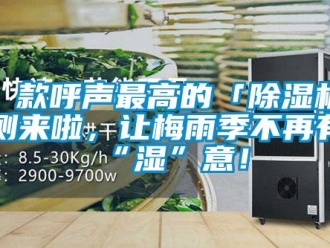 企業(yè)新聞8 款呼聲最高的「除濕機(jī)」評測來啦，讓梅雨季不再有“濕”意！