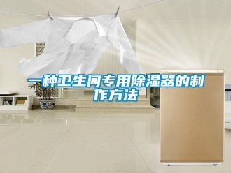 行業(yè)新聞一種衛(wèi)生間專用除濕器的制作方法