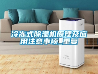 行業(yè)新聞冷凍式除濕機原理及應(yīng)用注意事項_重復
