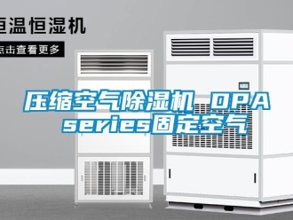 行業(yè)新聞壓縮空氣除濕機 DPA series固定空氣