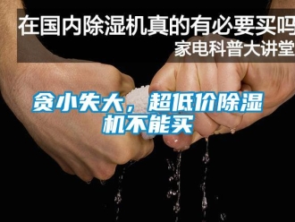 知識(shí)百科貪小失大，超低價(jià)除濕機(jī)不能買(mǎi)