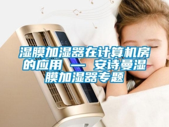 企業(yè)新聞濕膜加濕器在計算機房的應用 — 安詩曼濕膜加濕器專題