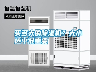 行業(yè)新聞買多大的除濕機？大小適中很重要