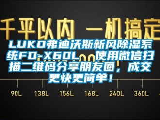 企業(yè)新聞LUKO弗迪沃斯新風(fēng)除濕系統(tǒng)FD-X60L  使用微信掃描二維碼分享朋友圈，成交更快更簡(jiǎn)單！