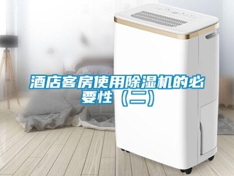 行業(yè)新聞酒店客房使用除濕機的必要性（二）