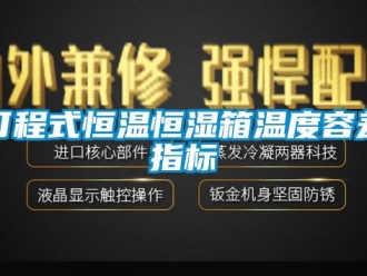 知識(shí)百科可程式恒溫恒濕箱溫度容差指標(biāo)
