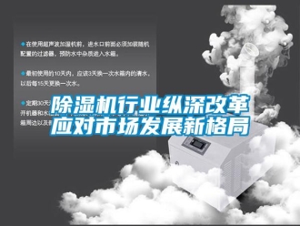 企業(yè)新聞除濕機行業(yè)縱深改革應(yīng)對市場發(fā)展新格局