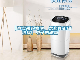 企業(yè)新聞【真實(shí)采購(gòu)案例，幫您作正確選擇】電子防潮箱