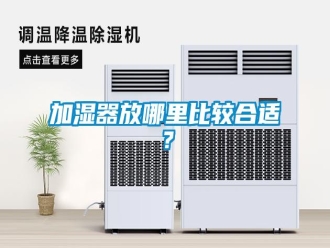 行業(yè)新聞加濕器放哪里比較合適？