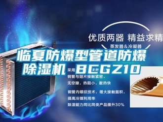 企業(yè)新聞臨夏防爆型管道防爆除濕機(jī) BCGZ10