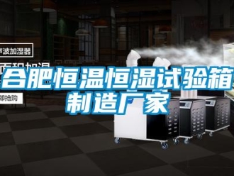 知識百科合肥恒溫恒濕試驗(yàn)箱制造廠家