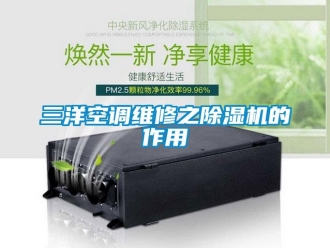 行業(yè)新聞三洋空調(diào)維修之除濕機的作用