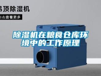 企業(yè)新聞除濕機(jī)在糧食倉庫環(huán)境中的工作原理
