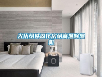 行業(yè)新聞光伏組件固化房耐高溫除濕機