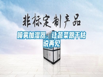 行業(yè)新聞噴霧加濕器，讓蔬菜跟干枯說再見