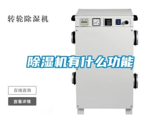 企業(yè)新聞除濕機(jī)有什么功能
