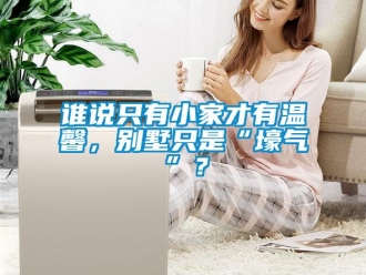 知識百科誰說只有小家才有溫馨，別墅只是“壕氣”？