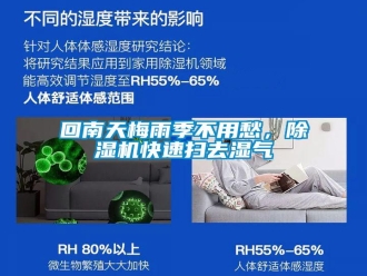 行業(yè)新聞回南天梅雨季不用愁，除濕機(jī)快速掃去濕氣
