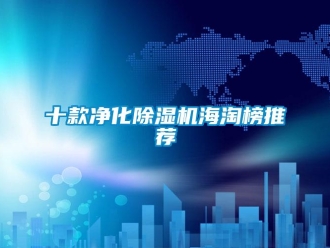 行業(yè)新聞十款凈化除濕機海淘榜推薦