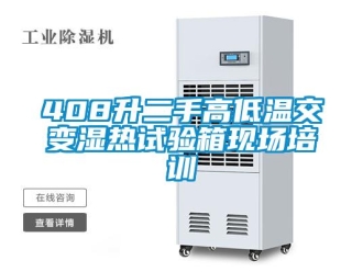 常見問(wèn)題408升二手高低溫交變濕熱試驗(yàn)箱現(xiàn)場(chǎng)培訓(xùn)