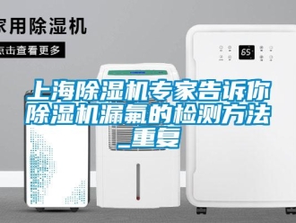 行業(yè)新聞上海除濕機(jī)專家告訴你除濕機(jī)漏氟的檢測(cè)方法_重復(fù)