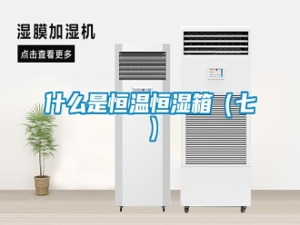 知識(shí)百科什么是恒溫恒濕箱（七）