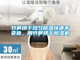 知識百科竹筍烘干均勻除濕快速不變色，用竹筍烘干除濕機