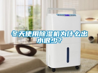 行業(yè)新聞冬天使用除濕機為什么出水很少？