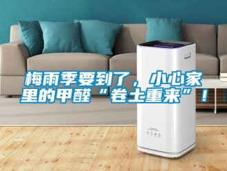 行業(yè)新聞梅雨季要到了，小心家里的甲醛“卷土重來”！