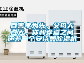 企業(yè)新聞百善孝為先，父母大過(guò)天，你和孝道之間還差一個(gè)安詩(shī)曼除濕機(jī)